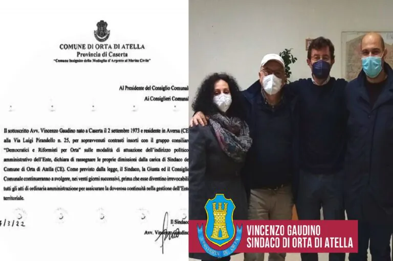 Gaudino resiste 4 mesi, dimissioni dopo la rottura con un gruppo