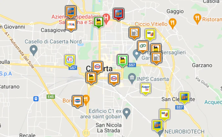 Prezzi dei carburanti alle stelle: la mappa dei distributori più costosi nel casertano