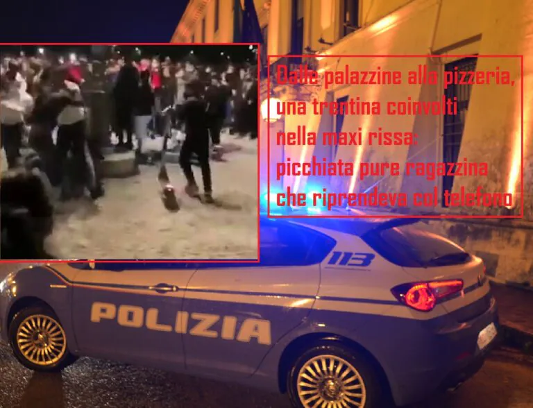 Violenze davanti a pizzeria, il video decisivo: 30 nella zuffa, ci sono anche figli e nipotini dei ras