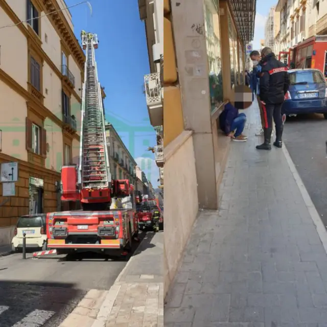 Choc in centro, scoppia una bombola al terzo piano. Giovane finisce all’ospedale