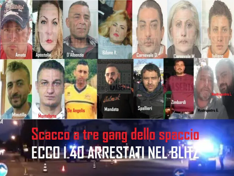 LE FOTO. Tre gang dello spaccio, ecco chi sono i 40 arrestati e i capi in ogni in città
