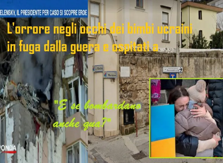 Bimbo ucraino arriva a Caserta e chiede della cantina: “Se arrivano le bombe?”