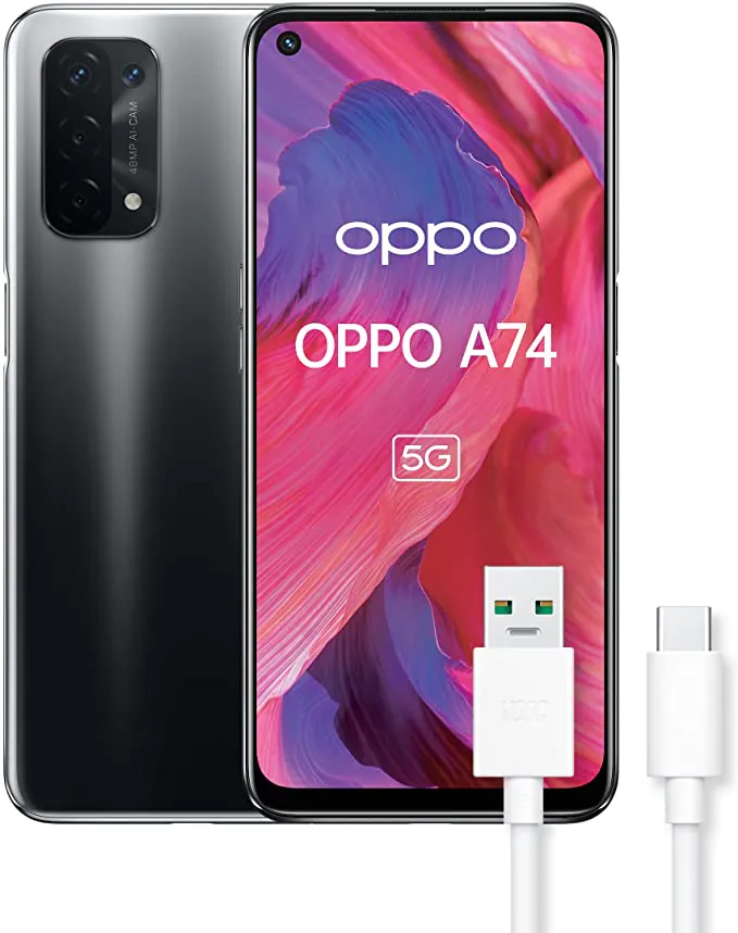 Oppo A74 5G, ottimo smartphone scontato su Amazon