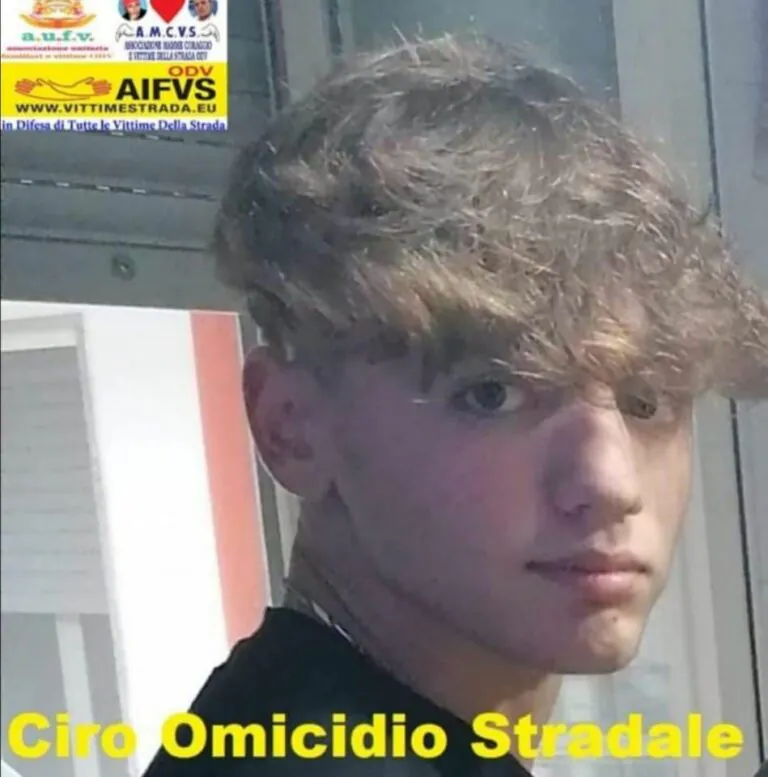 Travolto e ucciso a 15 anni, condannato l’investitore di Ciro: il verdetto