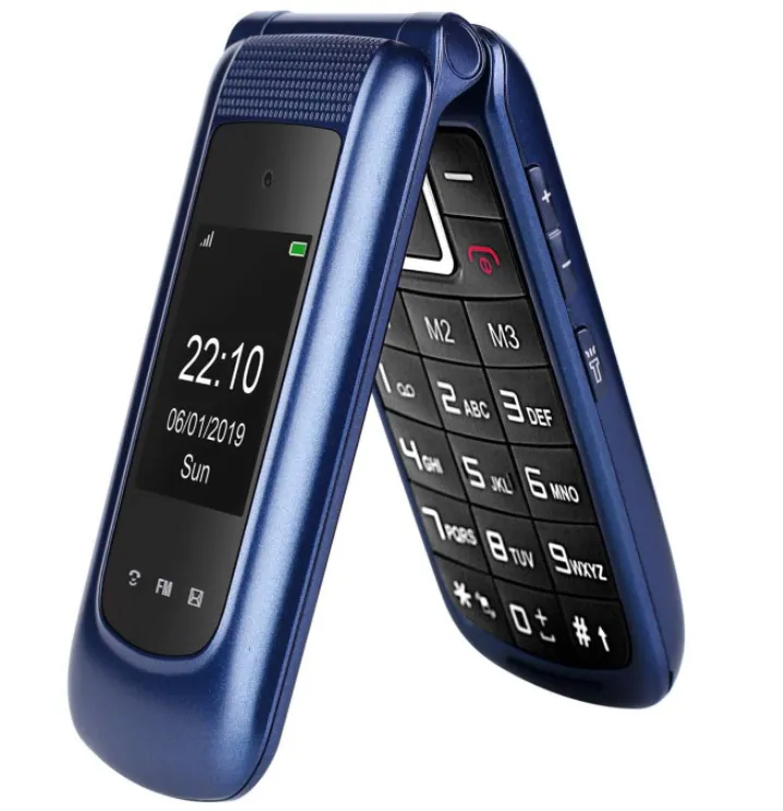 Telefono cellulare a conchiglia, perfetto per anziani: 35 euro su Amazon