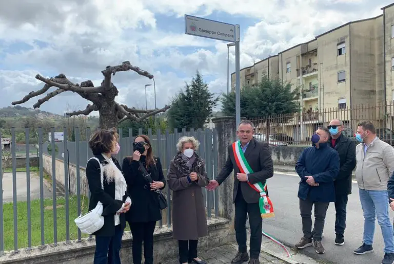 Intitolata una strada a Geppino Campana, il sindaco Giaquinto: «Ricordiamo un nostro concittadino illustre»
