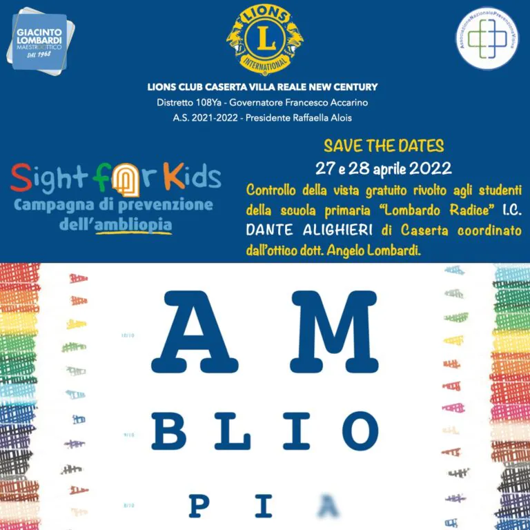 Ambliopia: controlli gratuiti per gli studenti delle scuole primarie