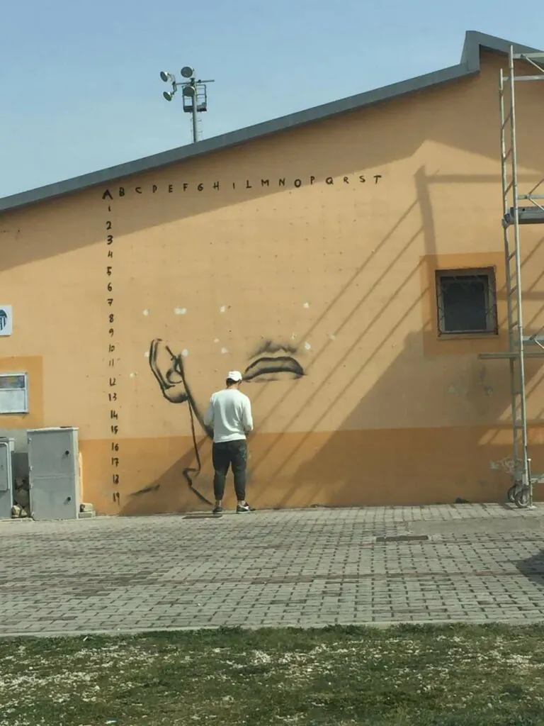 Ecco il murales dedicato al “Pibe de Oro” firmato Luciano Ranieri