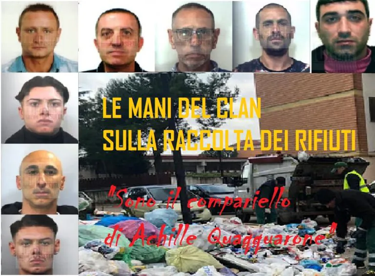 Le mani del clan sulla ditta dei rifiuti e la visita agli operai: “Sono il compariello di Quaqquaroni”
