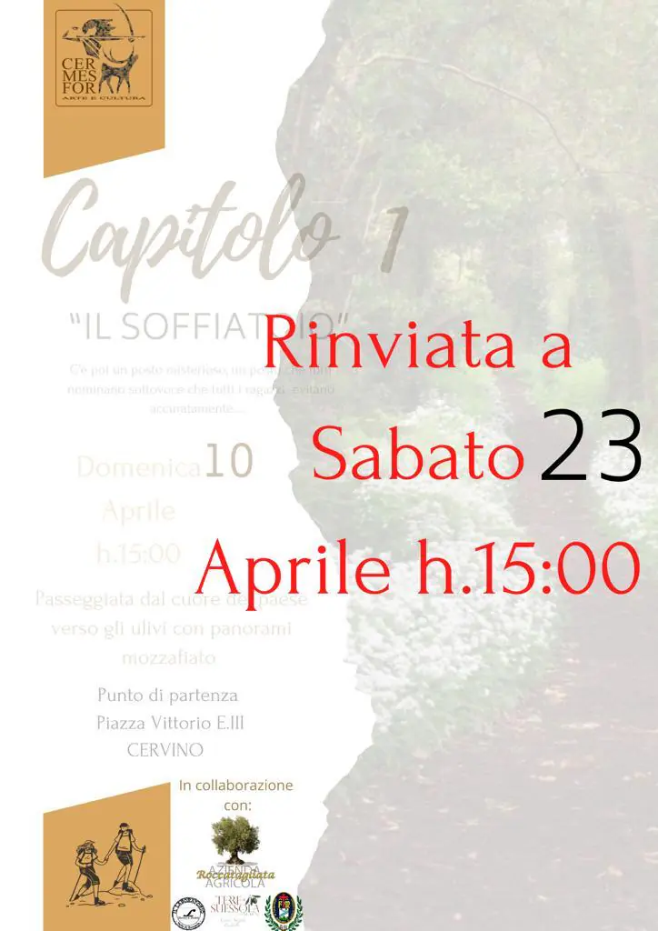 L’associazione “Cermes for Arte e cultura” organizza: “Capitolo 1- il Soffiatoio”