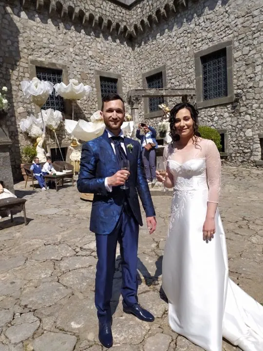 Nozze al Castello medievale per Valeria e Carmine