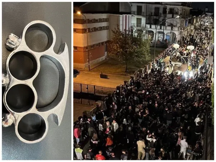 Follia durante Festa di Sant’Antuono, distrugge auto con tirapugni