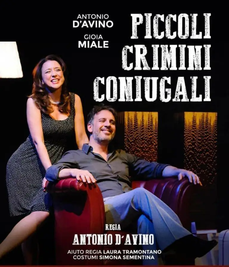 ‘Il teatro è vita’: in  scena lo spettacolo ‘Piccoli Crimini’