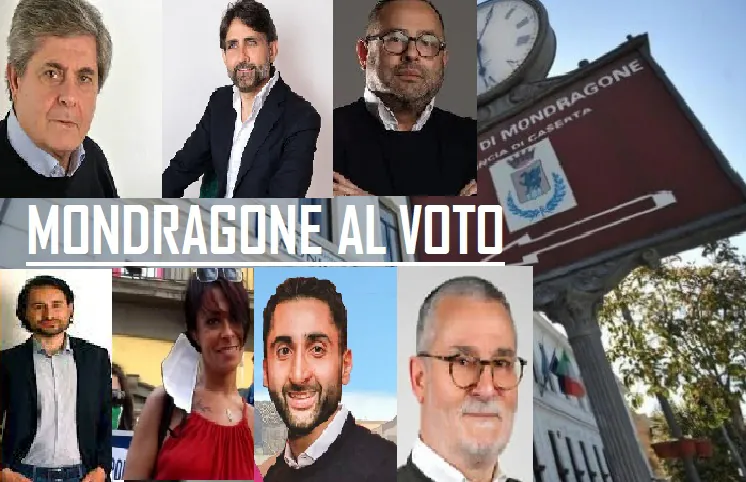 Mondragone al voto, in 7 per la fascia tricolore