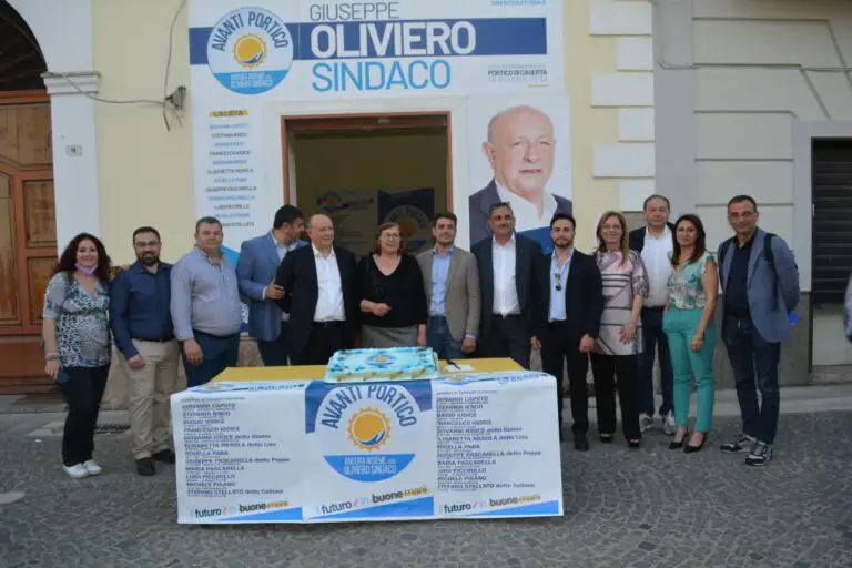 Oliviero presenta la sua squadra ai cittadini
