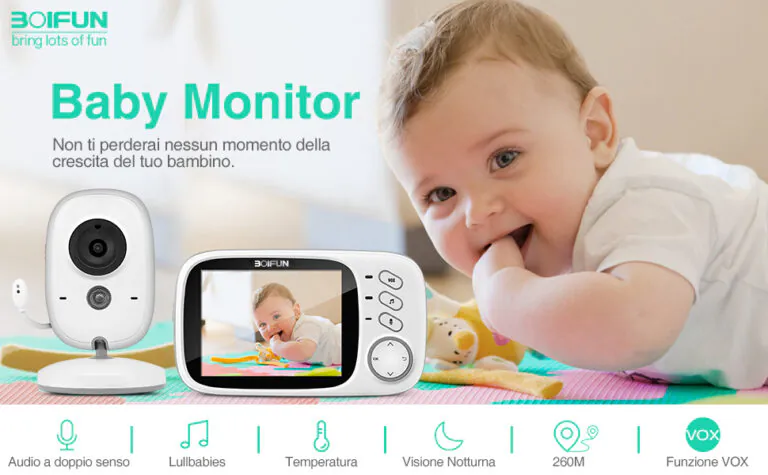 Baby Monitor sicuro e pratico, prezzo vantaggioso su Amazon
