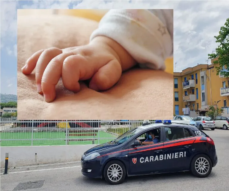Bimbo rischia di soffocare col latte, carabinieri bloccano traffico per salvarlo