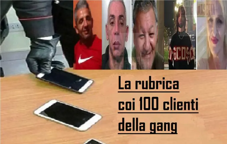 Spaccio: indagati salgono a 16. Ecco la rubrica dei clienti: “Li ho triplicati”. NOMI E INTERCETTAZIONI
