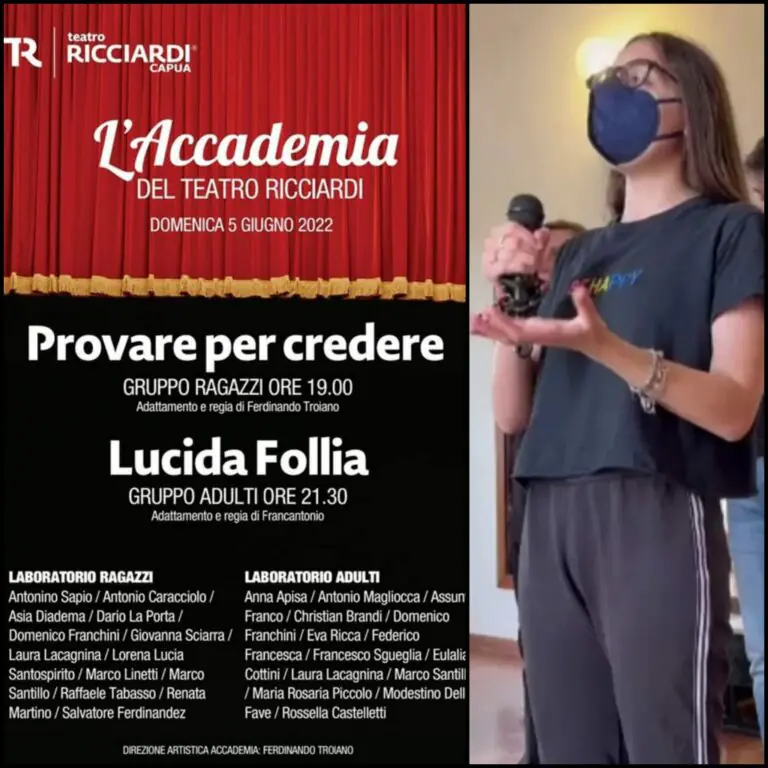 Il Ricciardi chiude la stagione con i ragazzi dell’Accademia