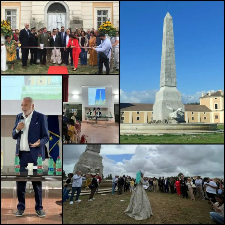 Reggia di Carditello: inaugurato restauro delle fontane con obelischi