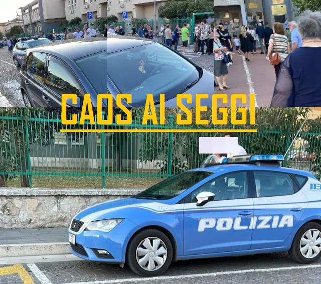Fermata dalla polizia durante voto, caos al seggio