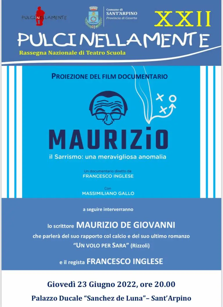 Proiezione del docu film “Maurizio, il Sarrismo: una meravigliosa anomalia”