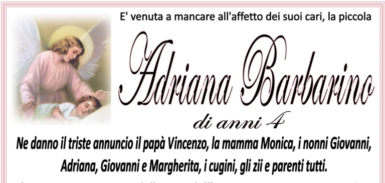 Lutto nella valle, muore bimba di 4 anni