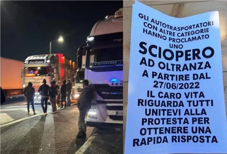 Carburante sopra 2 euro, camionisti tornano a protestare: “Sciopero a oltranza”