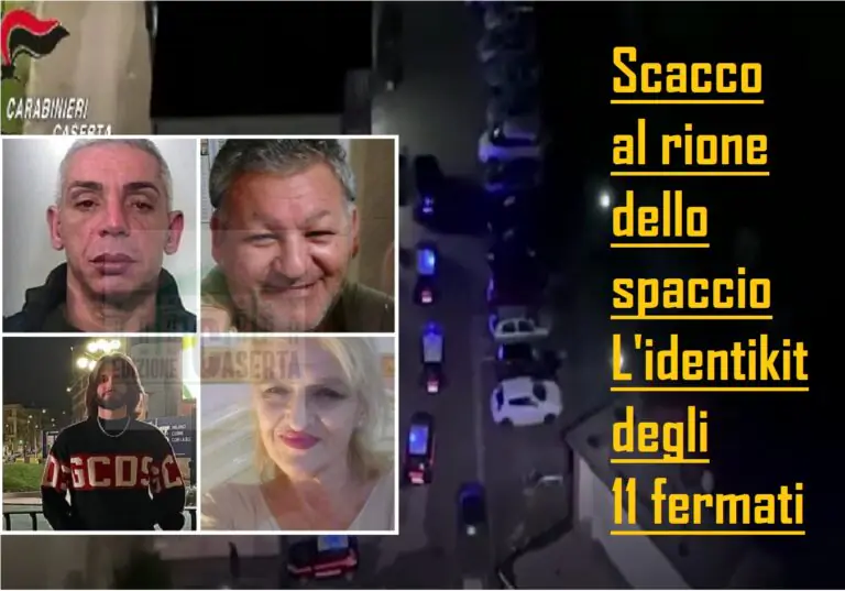 FOTO E NOMI. Rione dello spaccio assediato: le tracce in chat e l’identikit degli 11 arrestati