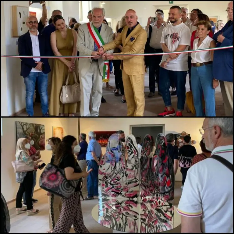 Taglio del nastro per “Libero Arbitrio”, la prima Biennale d’arte Contemporanea