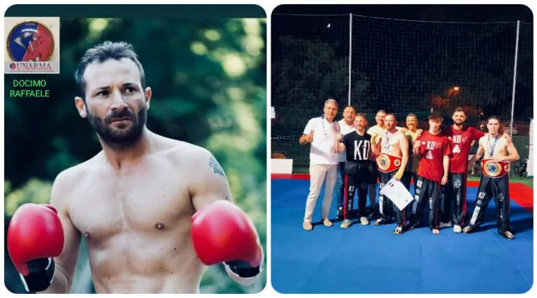 Il casertano Raffaele Docimo vince il titolo di campione d’Europa di kickboxing