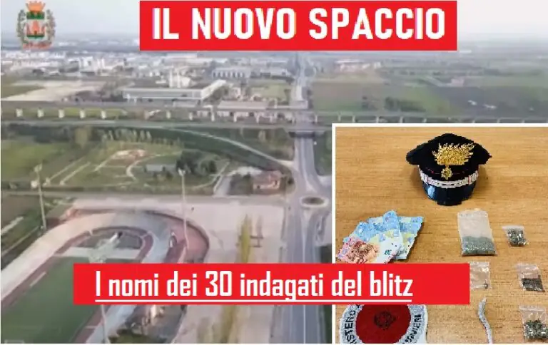 Maxi blitz contro lo spaccio, scattano arresti: 30 ordinanze. TUTTI I NOMI