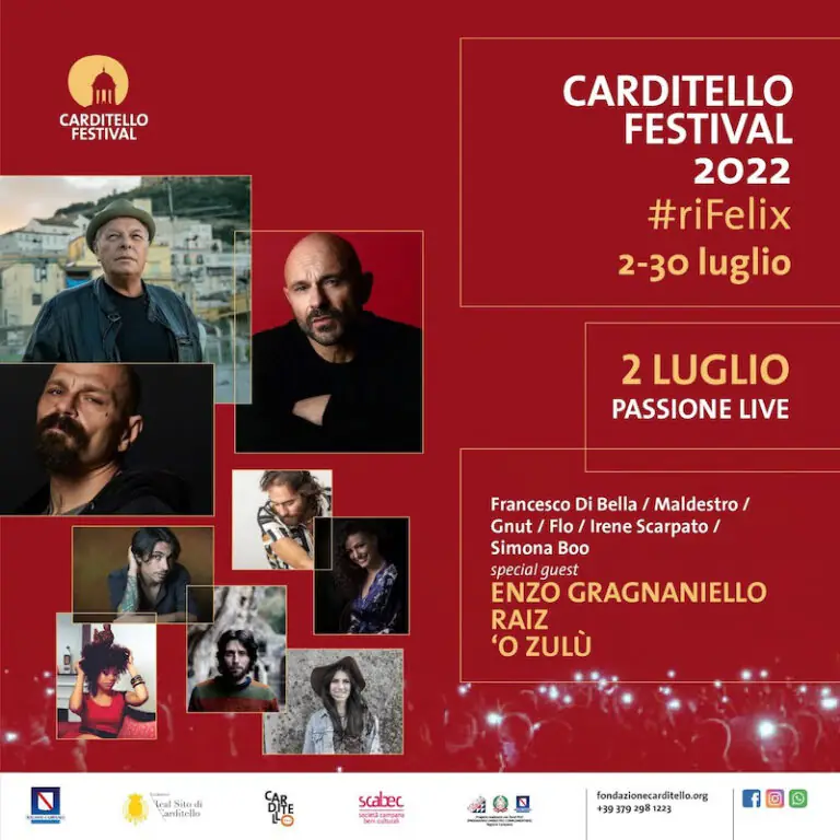 Passione Live, il concerto che inaugura la stagione del Carditello festival