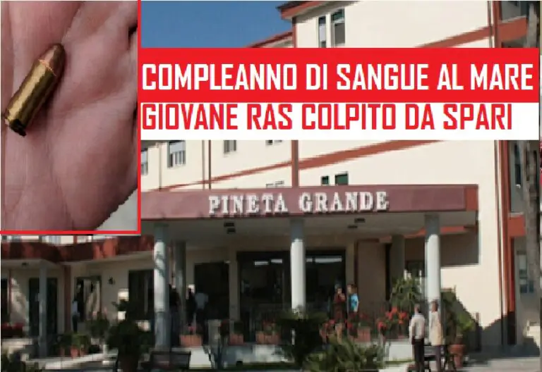 Pregiudicato centrato da proiettili mentre festeggia compleanno al mare
