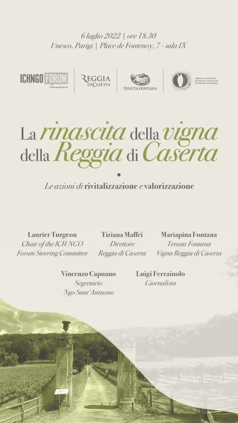 La vigna della Reggia rinasce con la benedizione Unesco