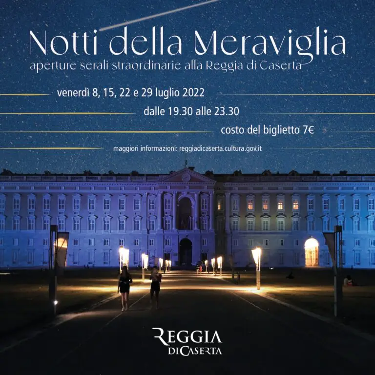 Notti della Meraviglia alla Reggia di Caserta