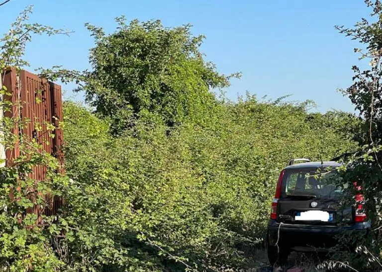 Ennesima auto rubata, trovata in aperta campagna dai vigili urbani