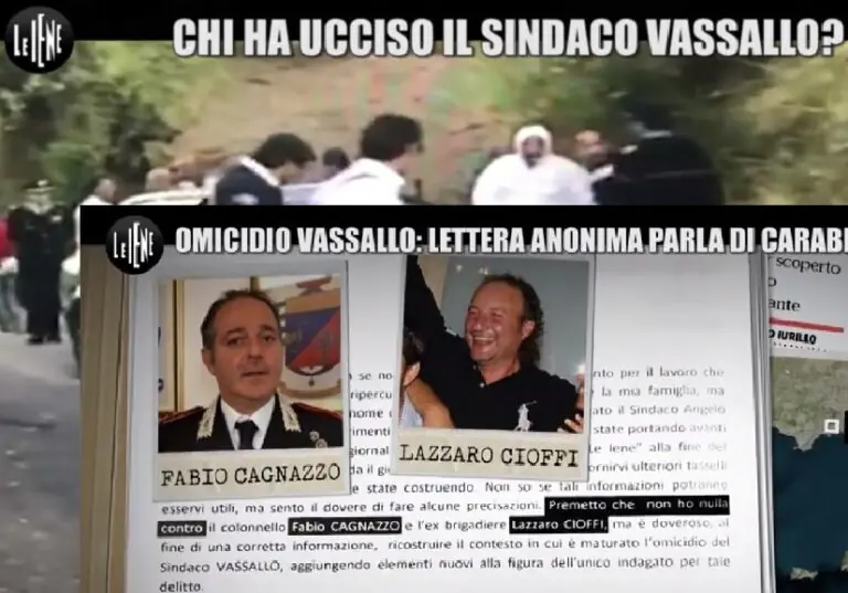 Sindaco ucciso, le fake news del colonnello per depistare le indagini e il sopralluogo del fido Cioffi
