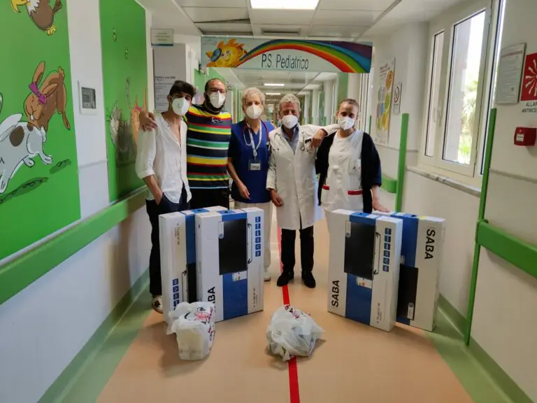 Quattro televisori nuovi per i bambini dell’ospedale