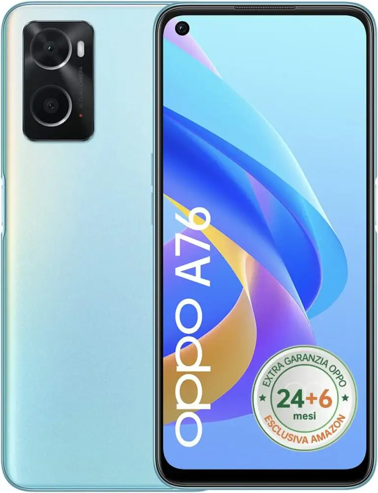 OPPO A76: super batteria e splendido display, c’è maxi offerta