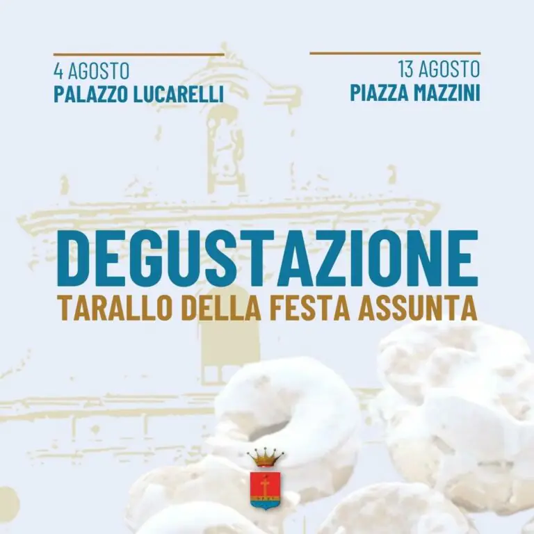 Festa dell’ Assunta: l’ amministrazione Mirra rilancia la tradizione del tarallo di Ferragosto