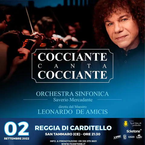 Riccardo Cocciante in concerto alla Reggia di Carditello