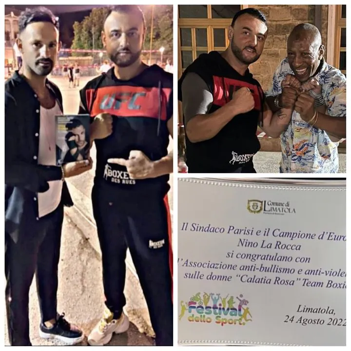 Un olimpionico e un campione europeo di pugilato premiano Calatia Rosa