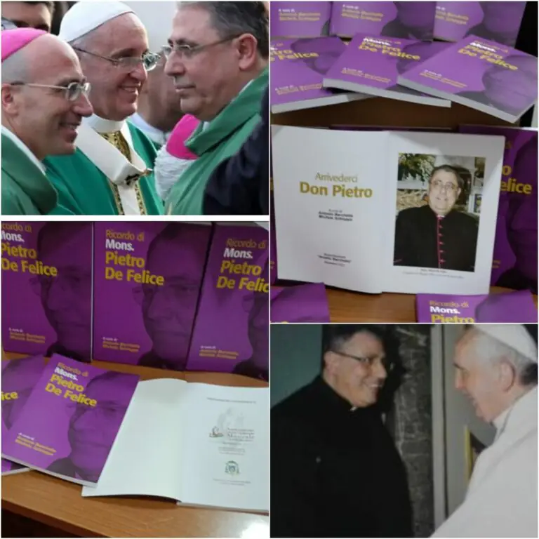Un libro in ricordo di monsignor Pietro De Felice
