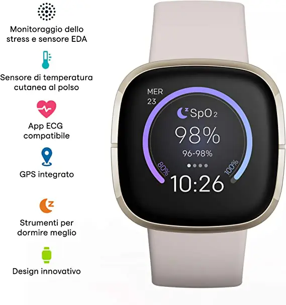 Smartwatch Fitbit Sense: super occasione su Amazon (-40%)