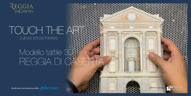 Presentazione del plastico 3d della Reggia di Caserta