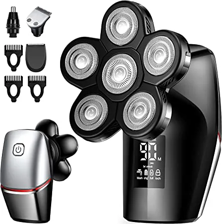 Rasoio elettrico 4 in 1 a rotazione 6D. Ottimo prezzo su Amazon