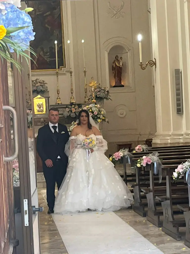 Rosa e Vincenzo oggi sposi