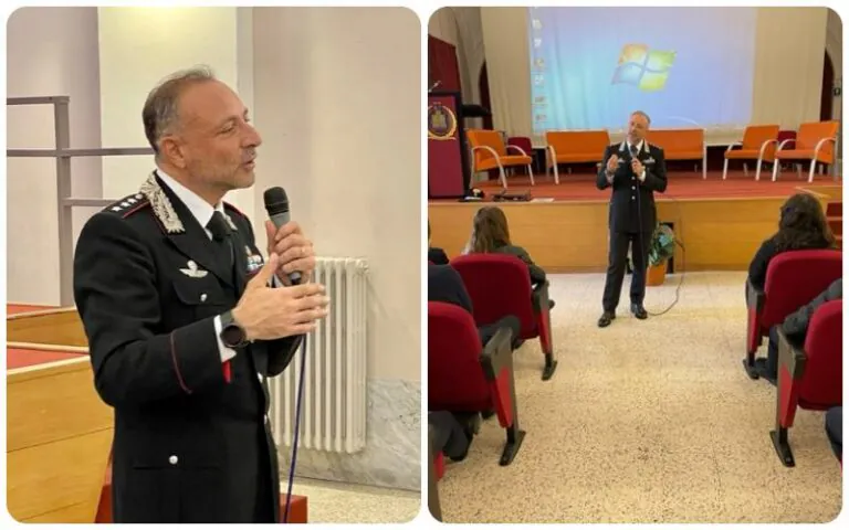 Storia d’Italia e ruolo dell’Arma dei Carabinieri: al “Villaggio” il Capitano Esposito in cattedra