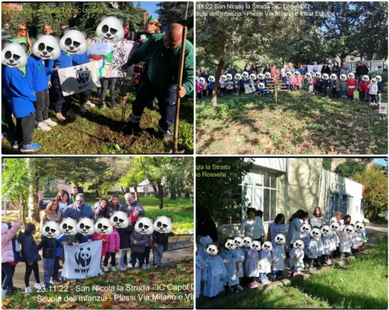 Bambini e WWF piantano un piccolo agrume, chiamandolo: “Clementino“